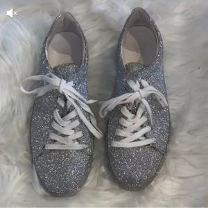 Very glittery Schutz sneakers barley worn very pretty